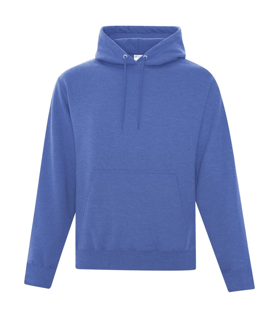 Fleece Hooded Sweatshirt Heather Royal