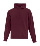 Fleece Hooded Sweatshirt Maroon