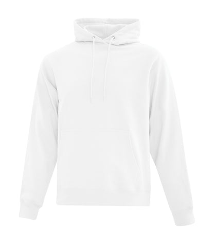Fleece Hooded Sweatshirt White