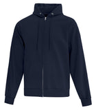 Navy full zip sweatshirt