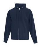 Navy full zip sweatshirt