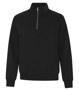 1/4 zip sweatshirt black