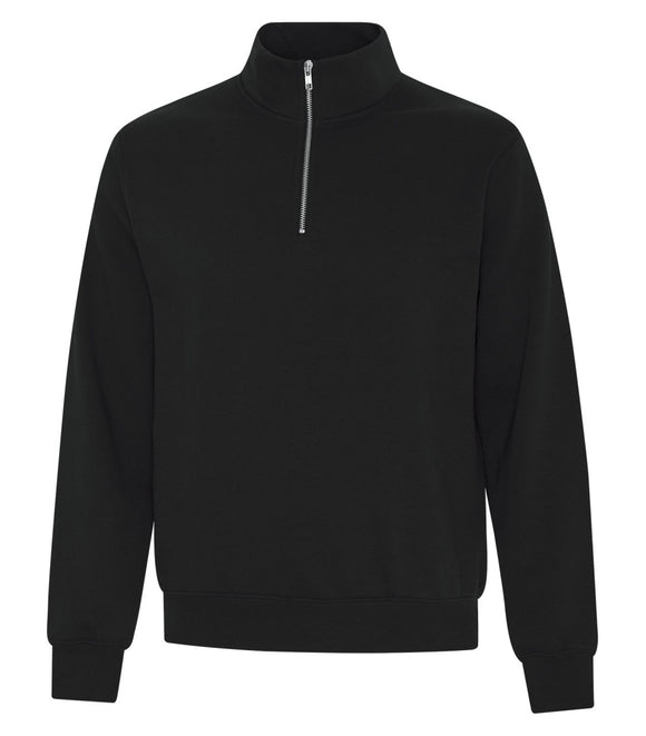 1/4 zip sweatshirt black