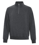 1/4 zip sweatshirt dark heather grey