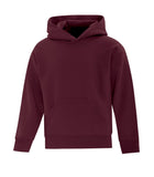 Youth hoodie maroon