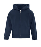 Youth full zip hoodie navy