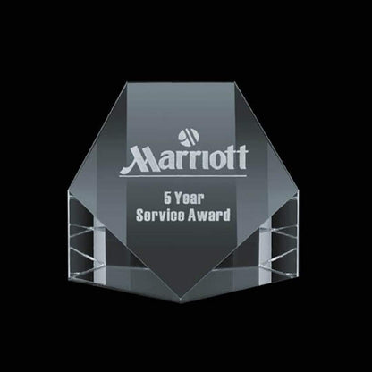 Auburn Crystal Award 3 inch