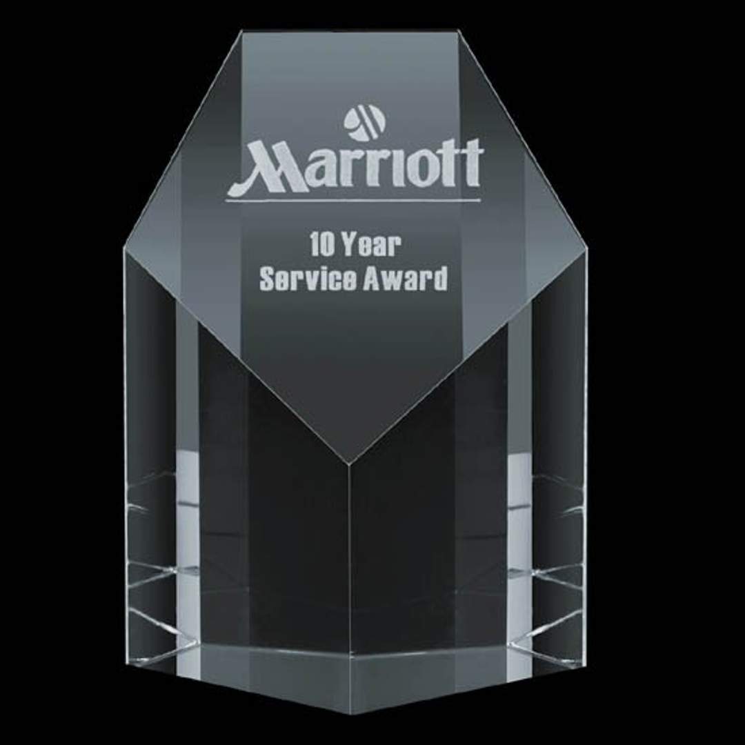 Auburn Crystal Award 5 inch