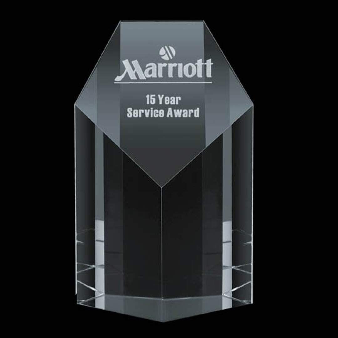 Auburn Crystal Award 6 inch