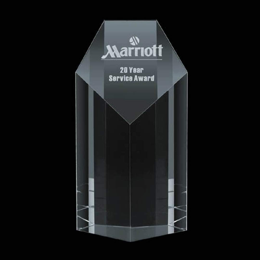 Auburn Crystal Award 7 inch