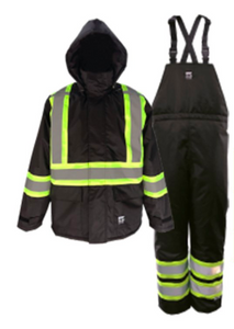 Black Insulated Safety Suit
