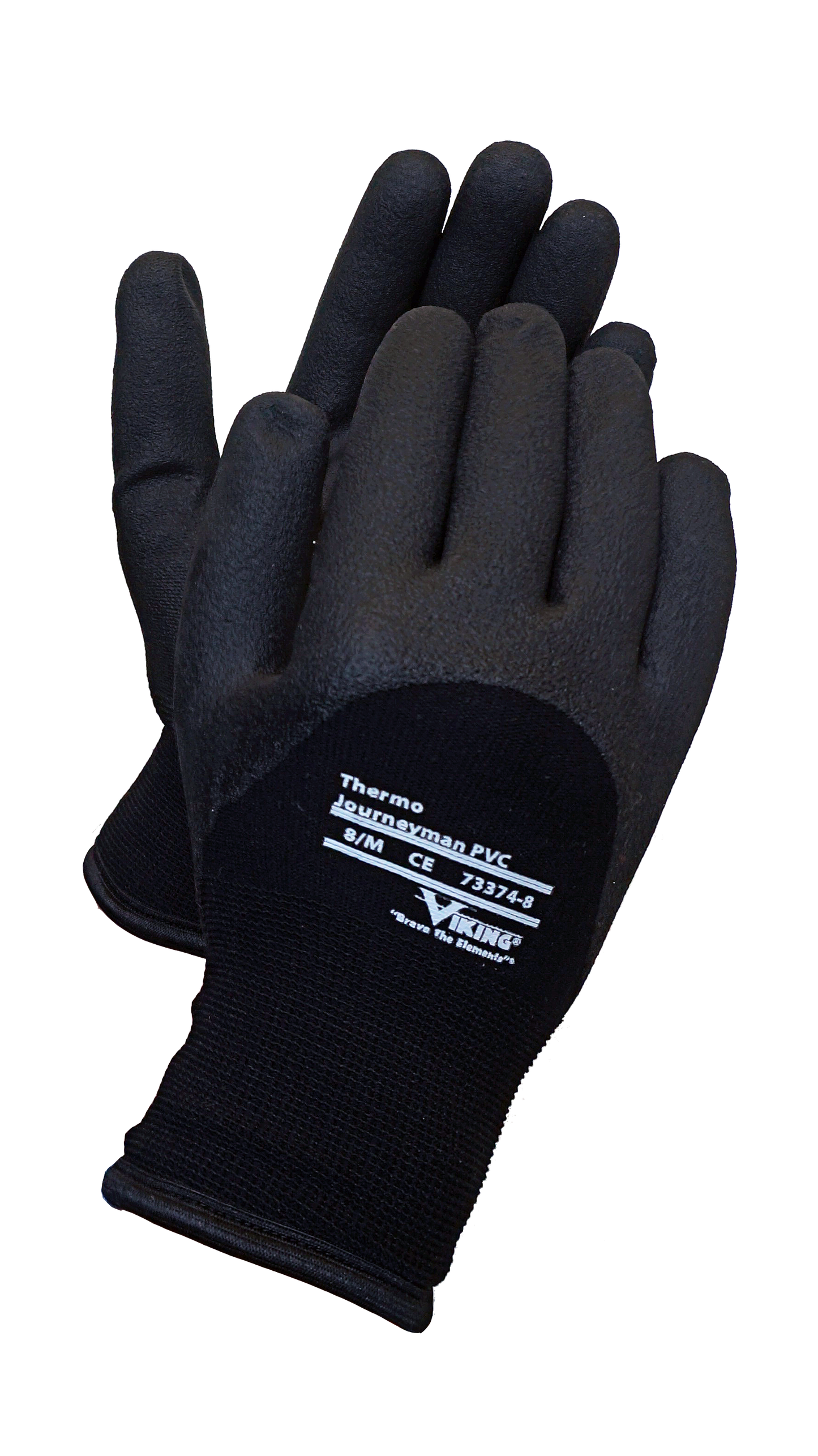 Black insulated journeyman PVC gloves