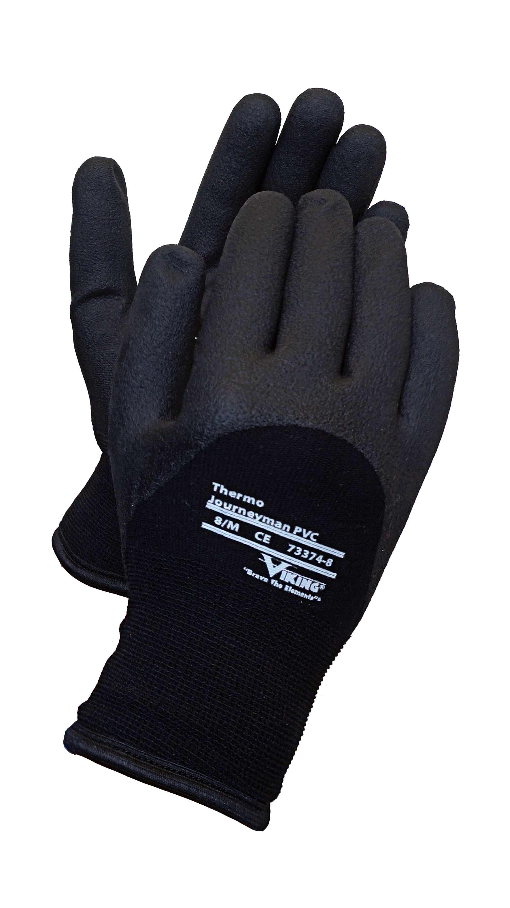 Black insulated journeyman PVC gloves