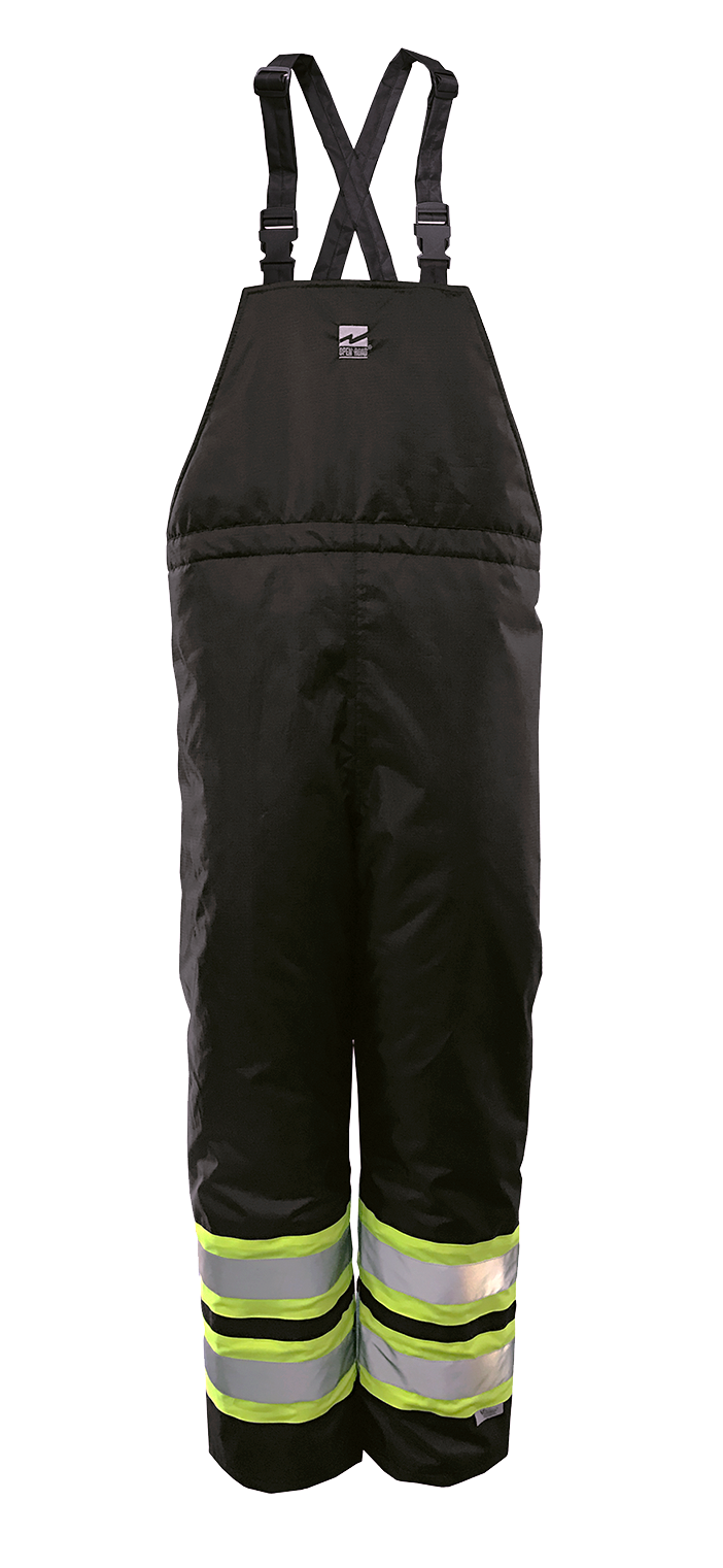 Black Safety Bib Pants