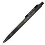 Charcoal aluminum pen with engraved logo