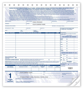 Compact Bill of Lading