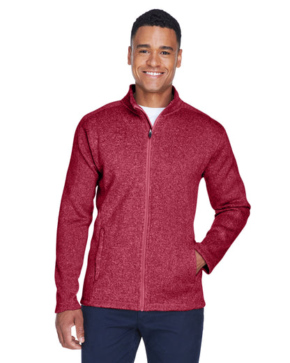 Devon & Jones Men's Bristol Full-Zip Sweater Fleece Jacket