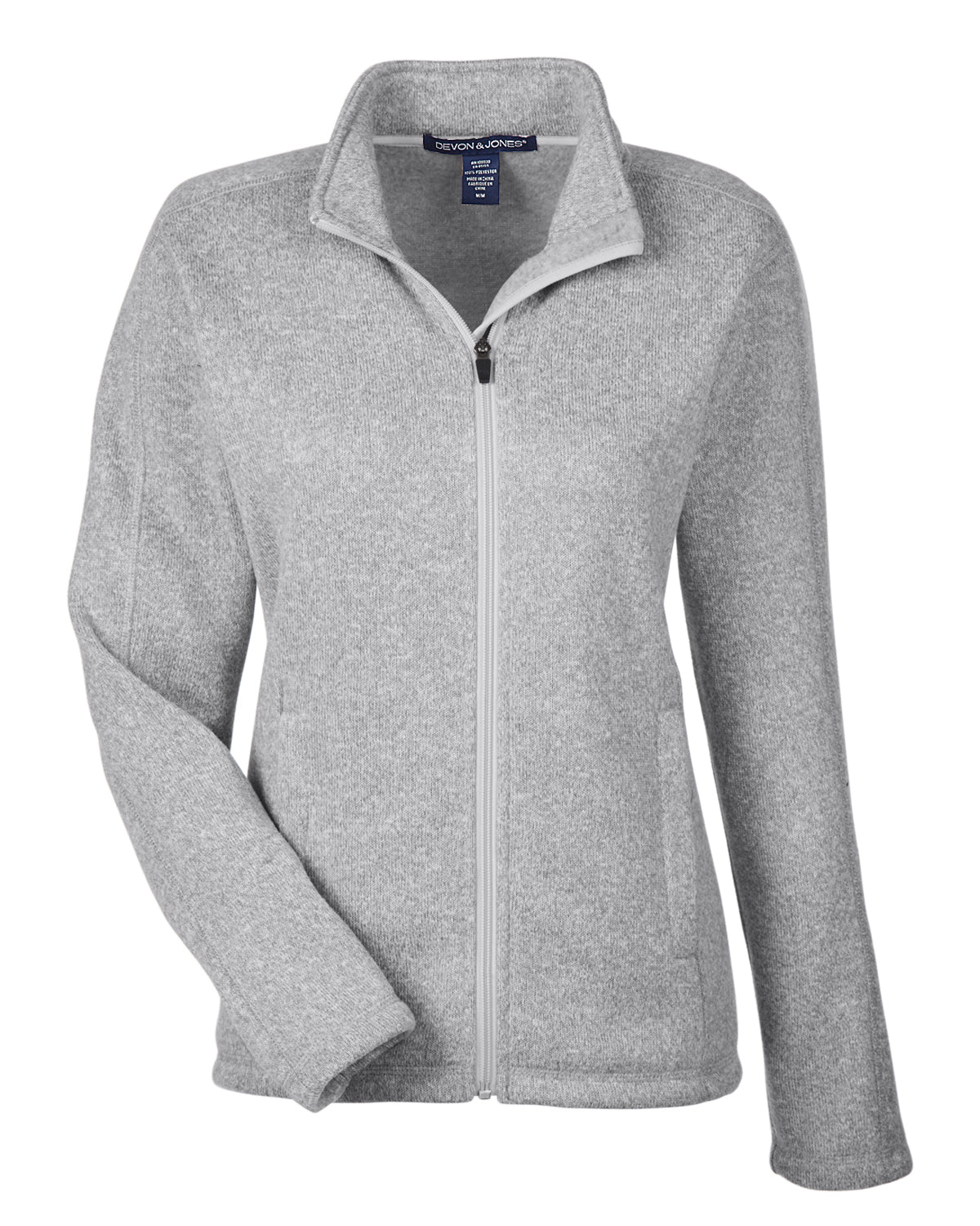 Devon & Jones Ladies' Bristol Full-Zip Sweater Fleece Jacket – Cabot  Business