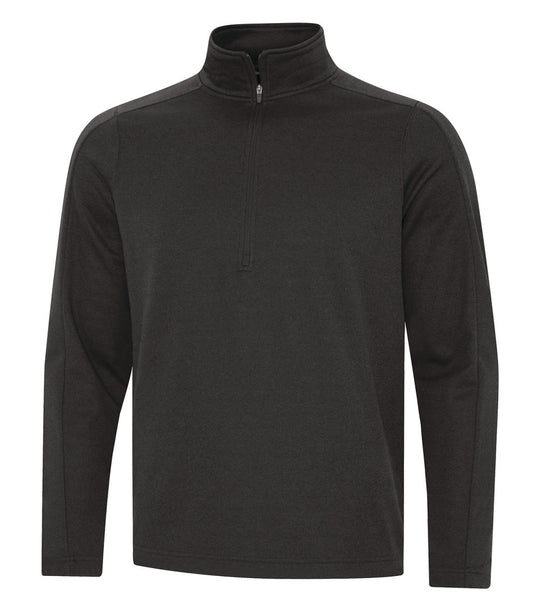 1/2 zip sweater charcoal heather