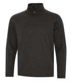 1/2 zip sweater charcoal heather