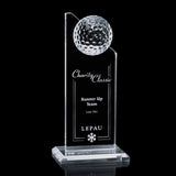 Crystal Golf Award 8inch
