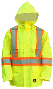 Green safety jacket class 2 level 2