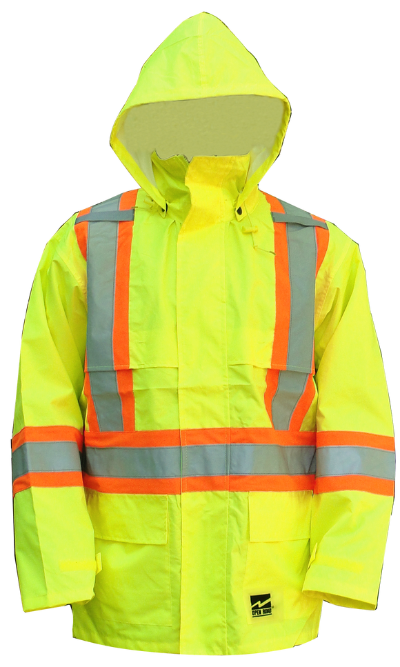 Green safety jacket class 2 level 2