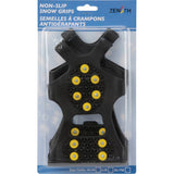 Anti slip ice cleats in packaging