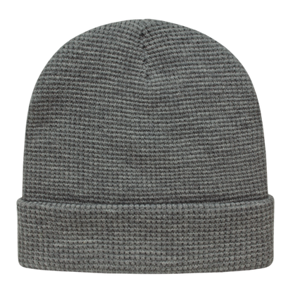 Waffle Knit Toque with Cuff - ik70
