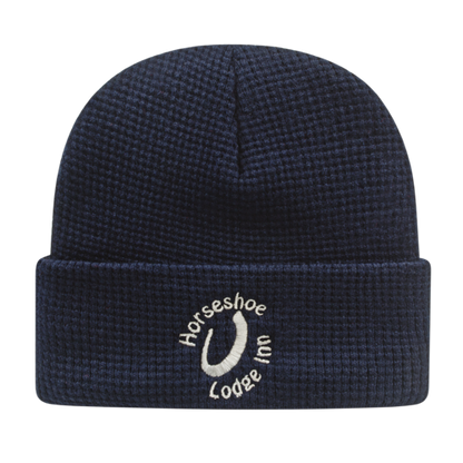 Waffle Knit Toque with Cuff - ik70