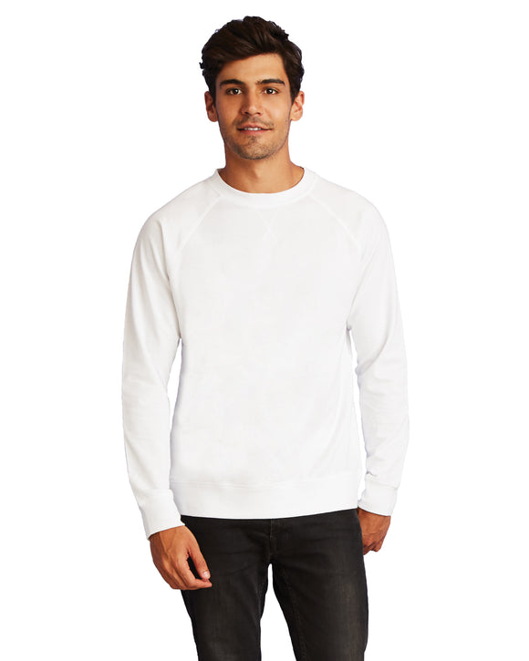 White raglan crewneck