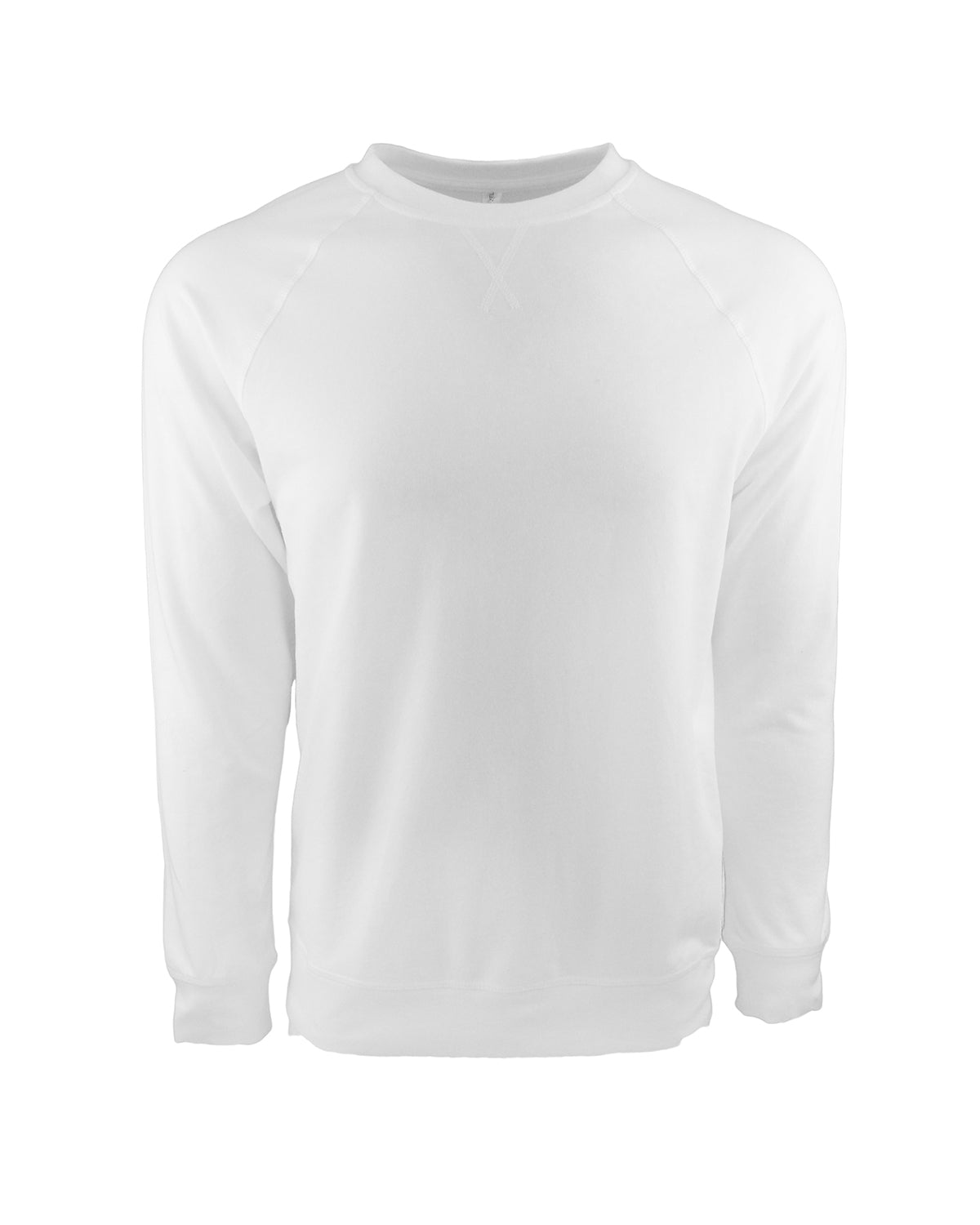 White raglan crewneck