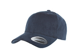 Navy Cotton Twill Structured Baseball Cap