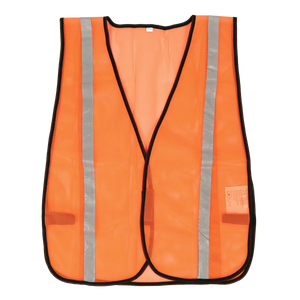 Orange compact mesh safety vest