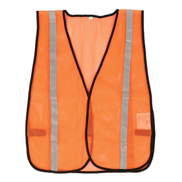 Orange compact mesh safety vest