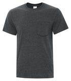 pocket tee dark heather grey