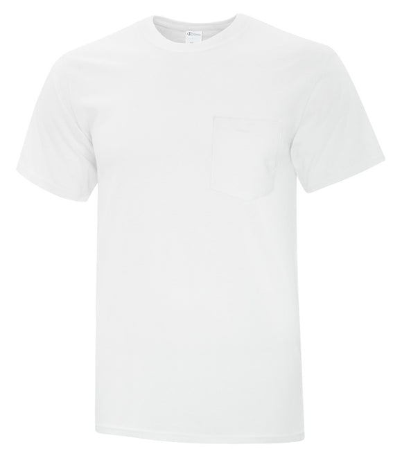 pocket tee white