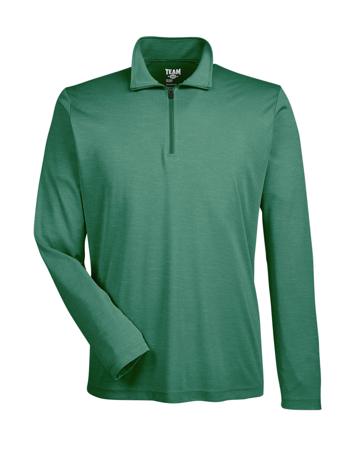 Team 365 Men's Zone Sonic Heather Performance Quarter-Zip TT31H