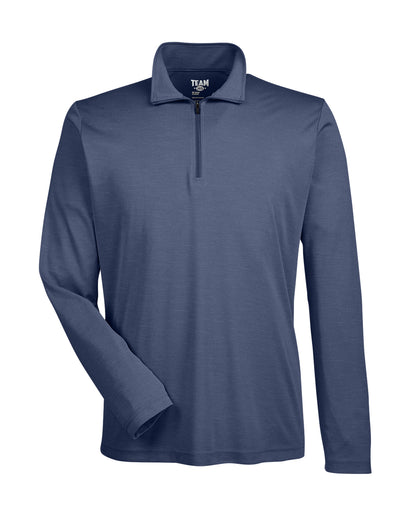 Team 365 Men's Zone Sonic Heather Performance Quarter-Zip TT31H