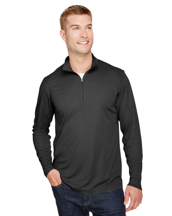 Team 365 Men's Zone Sonic Heather Performance Quarter-Zip TT31H