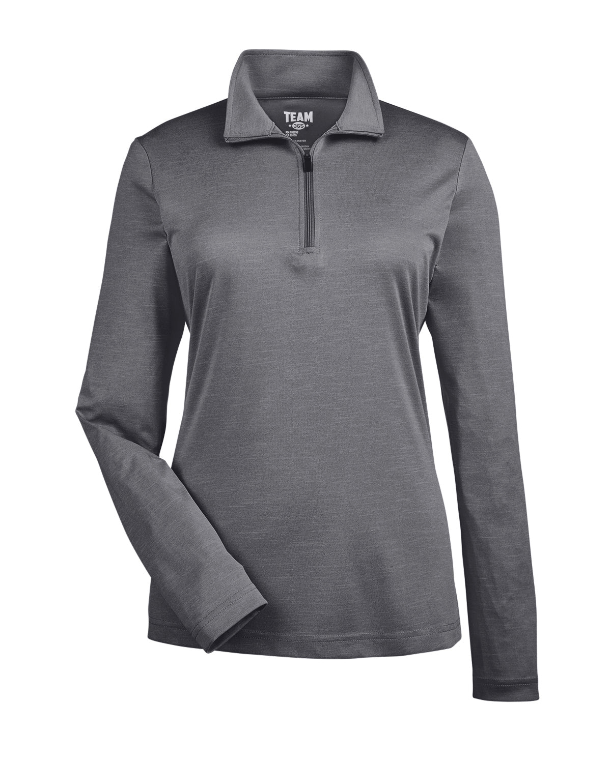 Team 365 Ladies' Zone Sonic Heather Performance Quarter-Zip TT31HW