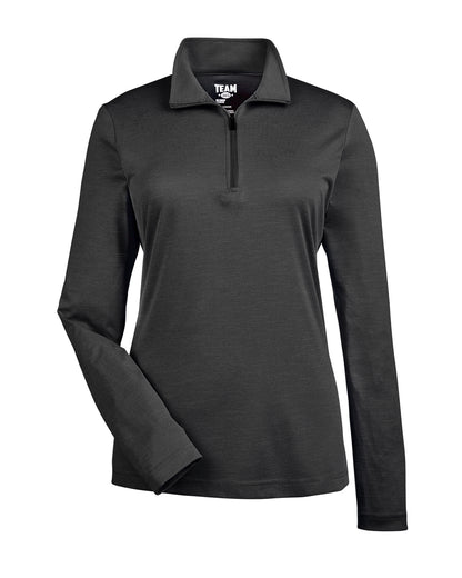 Team 365 Ladies' Zone Sonic Heather Performance Quarter-Zip TT31HW