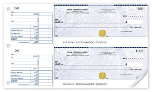 Two to a page manual cheque
