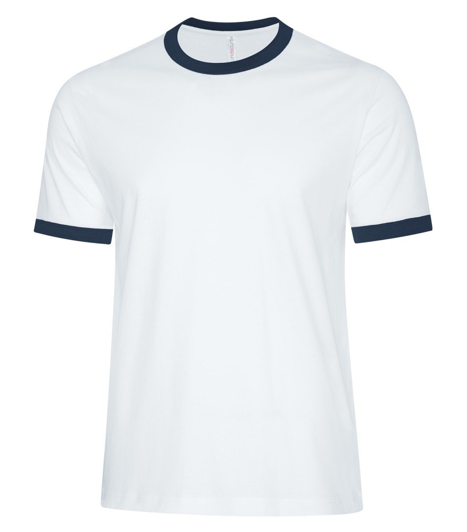 Men's Two-toned Ringer T-shirt White/Navy