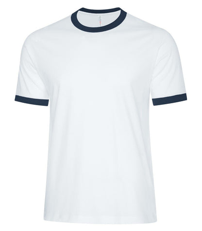 Men's Two-toned Ringer T-shirt White/Navy