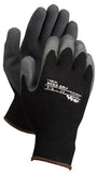 Black Insulated Supported Grip Gloves