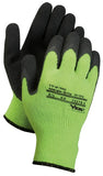 Green Insulated Supported Grip Gloves